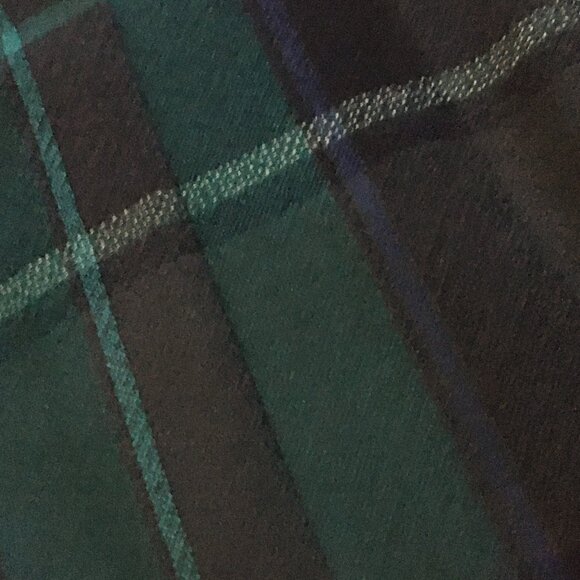 Vintage Gerry Weber Plaid Pleated Wool Skirt 27W - Picture 10 of 12